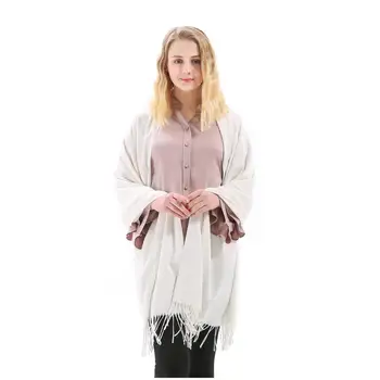 Mode Cashmere Tørklæde Sjal Solidt Efterår, Vinter, Wrap Varm Høj Kvalitet Blød Hijab Tykke Kvinder Pashmina Uld Luksus Grøn