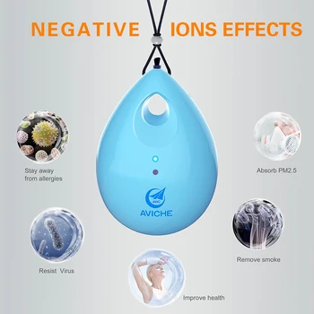 Bærbare Personlige Luftrenser Rejse Negativ Ion Generator Eliminator for Røg, Støv,Lugt og En Gave til at Beskytte Din Kæreste
