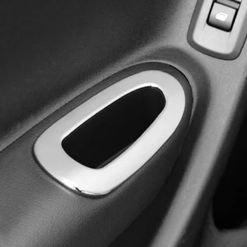 Tonlinker Interiør Armlæn håndtere Dække Klistermærker til Citroen C-Elysee/Peugeot 301 Bil styling 2/4 PC ' er, ABS Krom Cover klistermærker