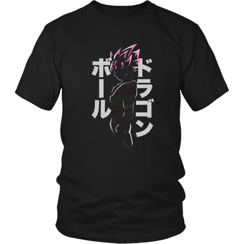 Goku Black Rose Shirt - Smeltet Zamasu TShirt - DBS Pullover Hoodie Goku Pink Tee Cool Casual stolthed t-shirt mænd Unisex Fashion