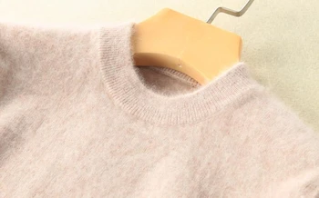 Vinteren Kvinder Sweater Af Mink Cashmere Rullekrave Strikkede Pullovers Løs Bløde Kvindelige langærmet ensfarvet Jumper S-XXL