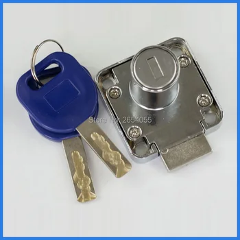 5 stk 22mm cylinder meget populære skuffe lås fremvise kabinet lås med samme nøgler