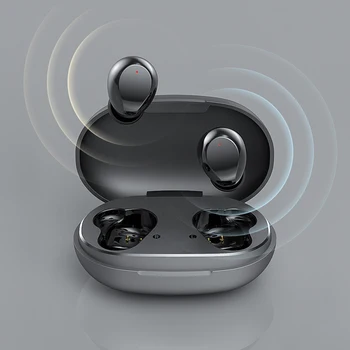 Lenovo TC02 Ægte Trådløse Hovedtelefoner Vandtæt Bluetooth-5.0 In-ear Sports Musik Ørepropper til Huawei Xiaomi IOS Android