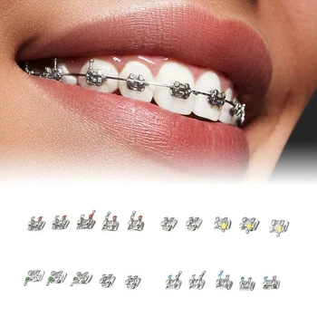 10 Pakker Dental Ortho Tænder Bruge Metal Parentes Braser Mini-022 3-4-5 Kroge