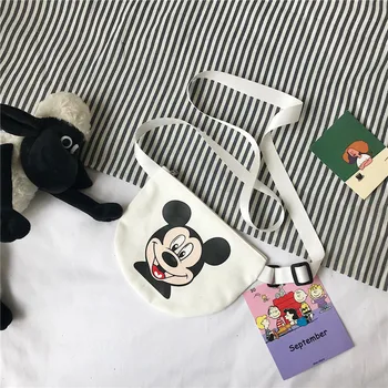 Disney nye Mickey Mouse skuldertaske messenger lommer i Taljen pack sælge søde piger spille cool tasker punge telefon taske kobling
