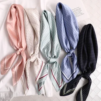 2020 Ny stil stranden Solcreme tørklæde Foråret og sommeren kvinders kvalitet udskrivning silke tørklæder lady Fashion Square silke sjal