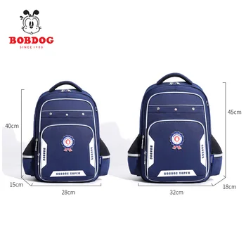 BOBDOG Royal skoletasker Dreng Rygsække Skole Taske til piger Vandtæt Børn Tasker Børne taske