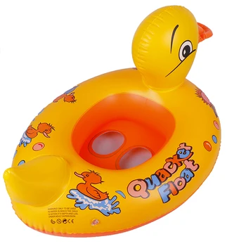 Gul Duck Flyde, Svømme Sæde Swimmingpool Fisk Ring Børn Oppustelige Baby Buksetrold Svømning Hval