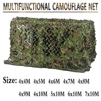 Militær camouflage net markise militær dekoration net skygge net skygge net bil dækning have udendørs camping telt, fortelt