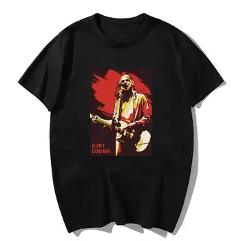 2020 Kurt Cobain Nirvana T-Shirt T-Shirt Til Mænd Kawaii Sommer Toppe Tegneserie Karate Grafiske Tees T-Shirt Unisex Harajuku-Shirt Mandlige