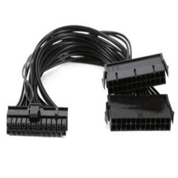 Strømforsyning PSU 24 pin ATX Bundkort Bundkort Adapter-Stik Kabel Dual Futural Digital JULL12