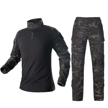 Militær Taktisk Uniform US Army Combat BDU Multicam-Sort Gen2 Airsoft Passer til Paintball Shirt Bukser Sæt Udendørs Jagt Tøj