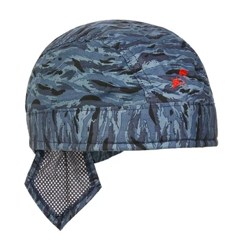 Camouflage Svejser Beskyttende Hat Svejsning Cap Tørklæde Svejser Flammehæmmende Høj Temperatur Resistens Bomuld Hjelm