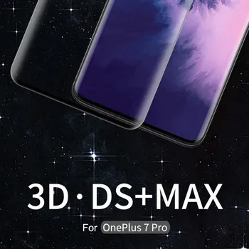 For OnePlus 7 Pro skærm protektor Nillkin 3D DS+MAX antal glas dække fuld skærm for OnePlus 7 Pro beskyttende glas film