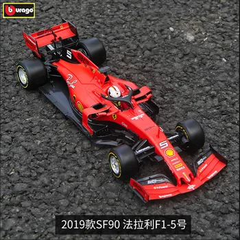 Burago 1:18 Ferrari 2019 SF90-5 Legering F1 bil-model die-casting model bil simulering bil dekoration samling gave toy