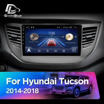 Prelingcar Android10.0 INGEN DVD 2 Din Bil Radio Mms Video-Afspiller, GPS Navigation For Hyundai TUCSON 2016 2017 2018