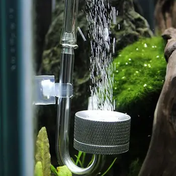 Sæt CO2 Diffuser Forstøver Regulator Reaktoren for Fisk Tank akvarieplante Moss