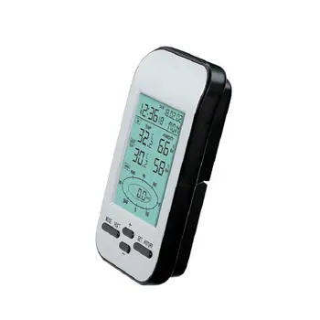 433MHz Trådløse vejrstation Ur vindhastighed Retning Sensor Professionel Vindmåler Termometer Hygrometer