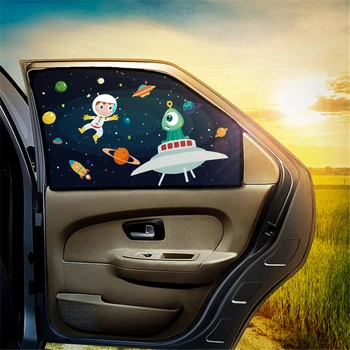 Universal Bil solsejl Dække UV-Beskyttelse Gardin Side Vindue Parasol Cover Til Baby, Kids Søde Tegneserie Bil Styling
