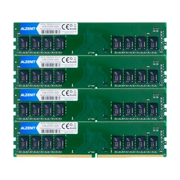 ALZENIT X99 Bundkort Sæt X99M-CD5 Med LGA 2011-3 Combo Xeon E5-2678 V3 CPU 4x4GB = 16 GB DDR4 2400MHz Hukommelse PC4 19200 RAM