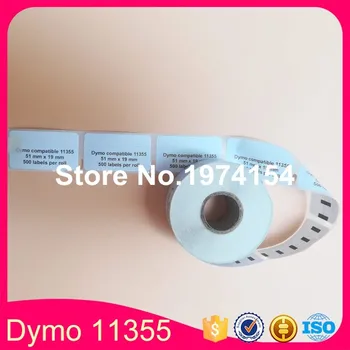 100 x Dymo Etiketter kompatibel 11355 1355 Etiquetas