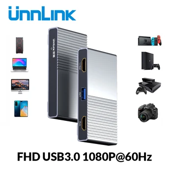 Unnlink USB3.0 Spil UVC-Capture Kort Video Fange 1080@60Hz Optage Live Streaming til Kamera, Webcam PC, PS3, PS4-TV xbox skifte