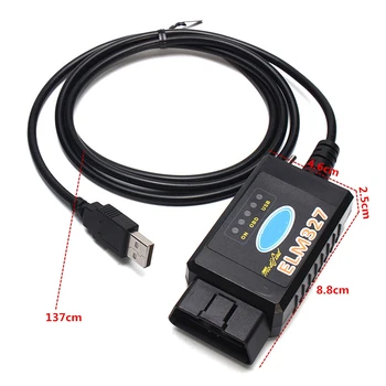 2021 Em327 OBD2 USB-OBD2 Scanner Modificeret Ford Ms-kan Hs-kan Mazda Bil Scanner Værktøj
