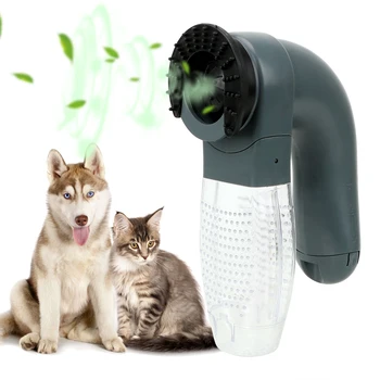 Pet Massage Vakuum Pels Renere Kat Hund Dyr Hår Kam Elektriske Suge-Enheden Pet Grooming Kat Hund Deshedding Clipper