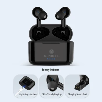 Trådløse Bluetooth Hovedtelefoner Stereo Headset In-Ear TWS Bluetooth-V5.1 Lang Standby Macarons Håndfri Hovedtelefoner Med Mikrofon