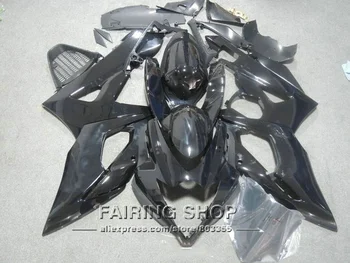 Injektion motorcykel fairing kit for Suzuki GSXR1000 K5 K6 blank sort stødfangere sæt GSXR 1000 05 06 VN52