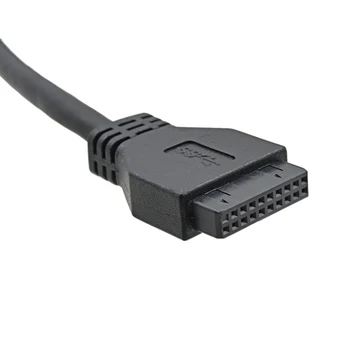 20pcs Høj Hastighed 20-Pin 4-Port USB-Hub Splitter USB 3.0-Interne Front Panel Combo Bracket Adapter til PC 3.5 