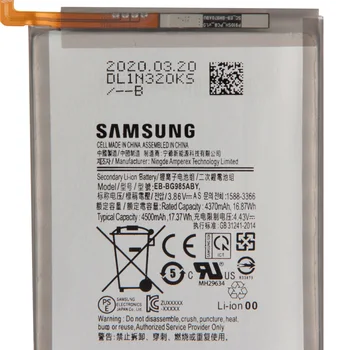 SAMSUNG Originale Batteri EB-BG985ABY Til Samsung Galaxy S20 Plus S20Plus S20+ 4500mAh Autentisk Telefon Udskiftning af Batteri