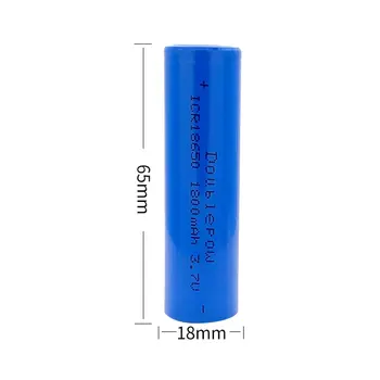 NYE Doublepow 18650 batteri 3,7 V 1800mah 18650 genopladeligt lithium batteri for, lommelygte osv.