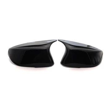 Styling 2stk Blanke Horn bakspejlet dække caps Lyse Sort til Infiniti Q50 Q60 Q70 SQ50 XQ30-2020
