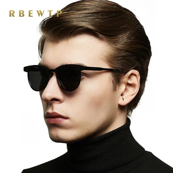 RBEWTP Nye Hot Unisex Retro Vintage Mænds Solbriller, Polariserede Kørsel Sol Briller oculos Mandlige Briller Tilbehør Til Mænd/kvinder