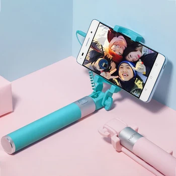 Huawei Honor Selfie Stick Oprindelige Monopod Kablede Selfi Selv Stick Udtrækkelige Håndholdte Lukker for iPhone og Android-Oneplus Samsung