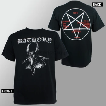 Autentisk Bathory Ged Pentagram Logo Metal T-Shirt S M L Xl Nye 010144