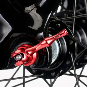 Titanium Cykel Quick Release Spyd Løftestang for MTB Cykel 100/130 135mm hjulnavet, Let, Hurtig Spyd ZJ55