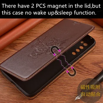 Ægte læder magnetic telefonen tilfælde kortholderen lomme dækning for Umidigi Bison/Umidigi A9 Pro hylster dække stå funda coque