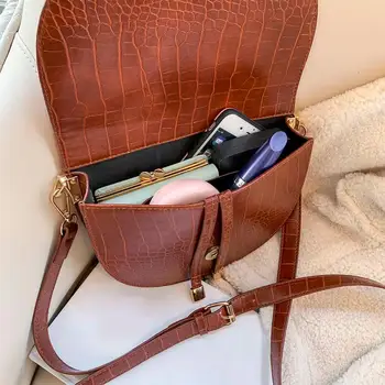 Kvinders Designer Luksus Håndtaske 2021 Nye Mode af Høj kvalitet PU Læder Kvinder Håndtasker Krokodille mønster Skulder Messenger Taske