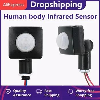 NYE Menneskelige Krop Sensor Switch Mini Menneskelige Krop Infrarød Sensor Ultra-tynd Infrarød Kroppen Sensor Switch LED Flood Light, PIR Motion