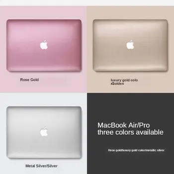 Guld Steg Laptop Case til Apple Macbook Air Retina Pro 11 12 13 15 Air Pro 13 M1 Chip 2020 A2337 A1278 Pro 13.3 Luft A1466