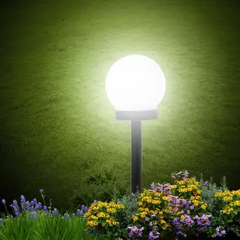 Hot Sell 2stk Udendørs LED Græsplæne Lamper Vandtæt Solenergi Landskab Lys Til Værftet Garden Street Græsplæne Lamper Udendørs Belysning