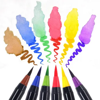 20 Farver, Maleri Blød Pensel, Pen Sæt Professionel Akvarel Markører Pen Sæt Til Manga Børn, Voksne Kunst Forsyninger Kunst Markør