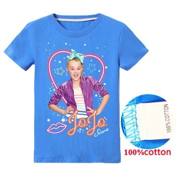 2020 Sommeren JOJO SIWA Bomuld T-Shirts, Piger kortærmet Tshirt Børn Tøj, Baby Piger T Shirt Teens Toppe Børn Tøj