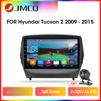 JMCQ T9 4G+64G DSP RDS Android 9.0 Bil Radio For Hyundai Tucson 2 LM IX35 2011-2 din GPS Navigaion Mms Video-Afspiller