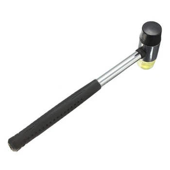1pc Gummi Hammer Dobbelt Konfronteret Arbejde Ruder Vindue Perler Hammer Hammer Værktøj Til Gummi håndværktøj 25mm