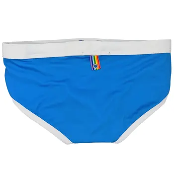Gay Swimwear Mænd Push Up Rainbow Svømme Trusser Kufferter Herre Sexet Undertøj Badedragt Badebukser Suring Bikini Beach Shorts