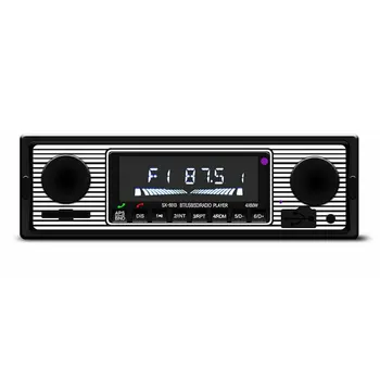 Vintage Bil Bluetooth, FM-Radio, MP3-Afspiller, USB Stereo AUX Classic Car Stereo Lyd OLED-farveskærm Bil Musik Media Player
