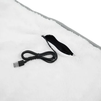 USB-Varme Elektrisk Tæppe Sjal Vinter, Krop, Hånd, Fod Wamer Bærbare Opvarmet Tæppe Kaste Rejse Office Home Køretøj